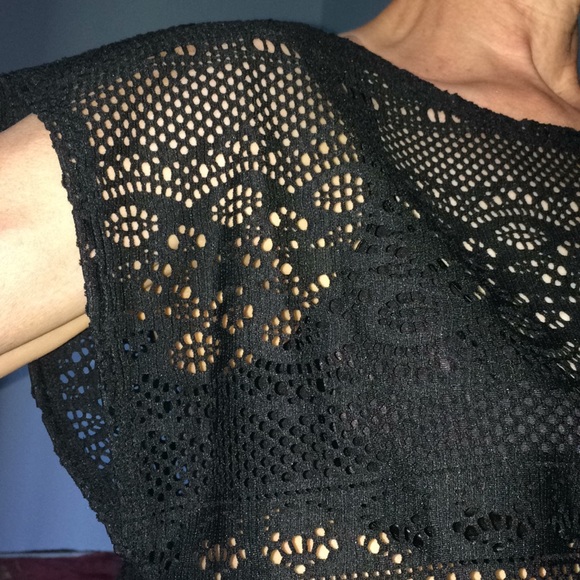 Merona black sleeveless dress cover up Size Medium - Picture 6 of 8